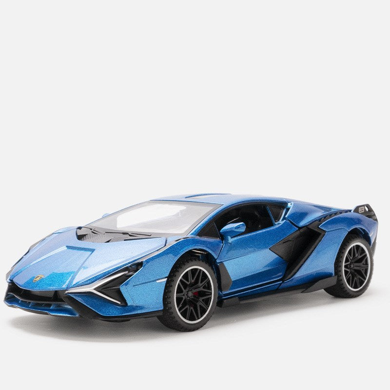 coche de aleación con luces y sonido